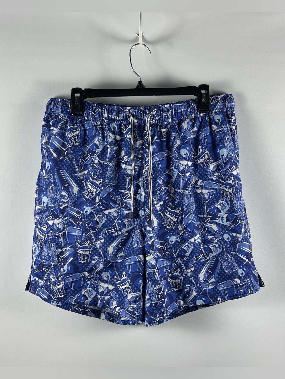 Peter Millar Seaside "Poolside Pour" Cocktail Drinks Swim Trunks Size